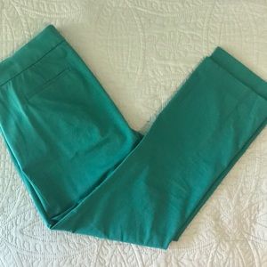 J. Crew Ankle Pant- Green